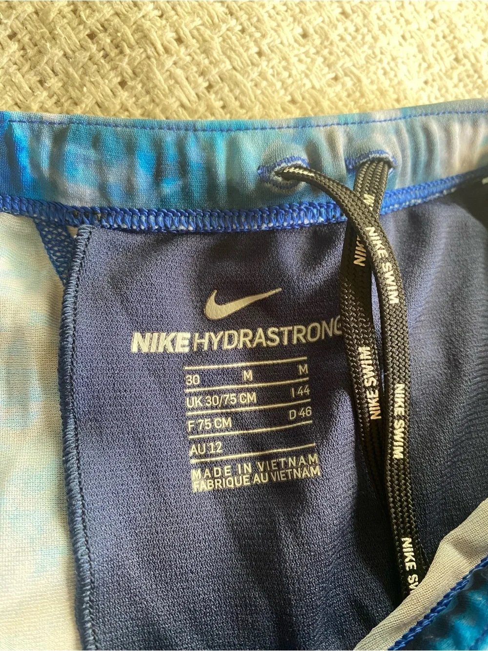Nike Hydrastrong Men’s Blue Tie-Dye Swim Jammers sz 30